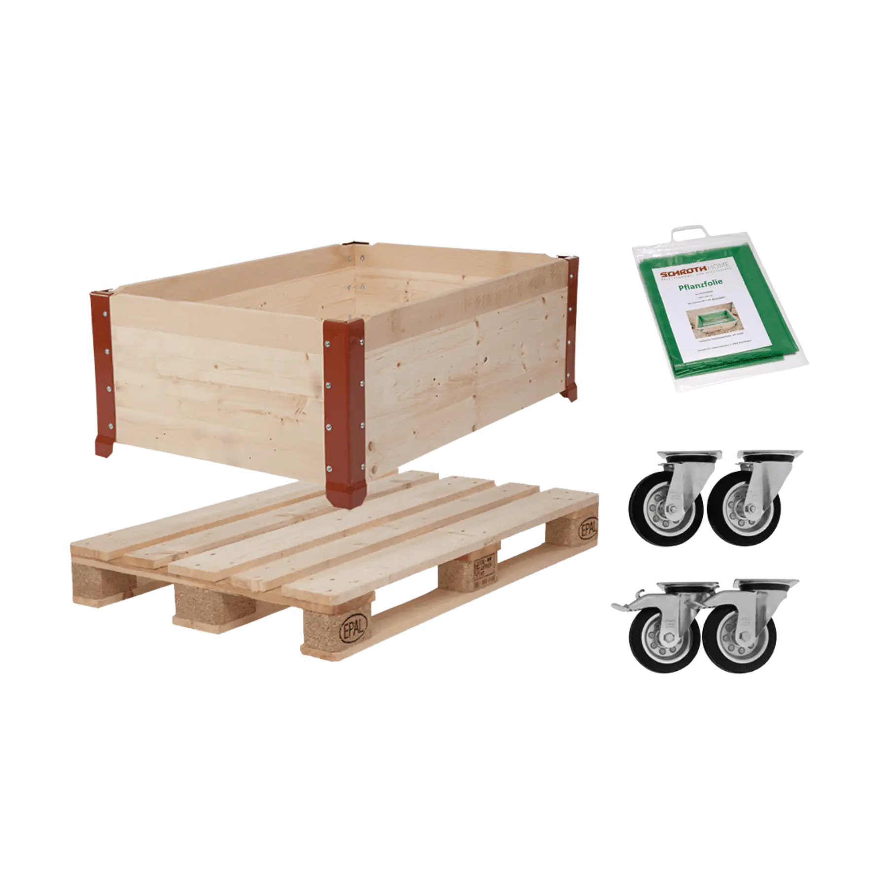 Hochbeet Set Mobil
