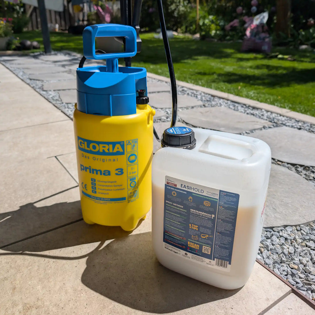 Stein-Festiger Pro in Anwendung